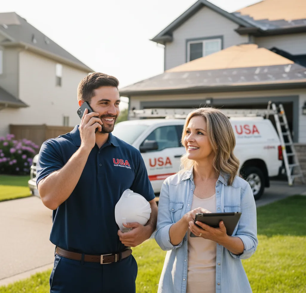 USA Roof Repair Experts customer support in Elsa